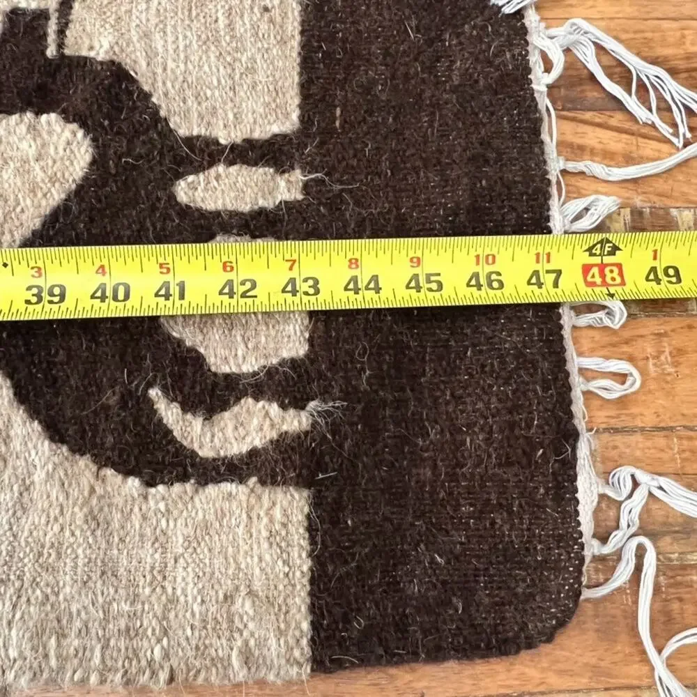 Egyptian Hand woven Rug 47 x 30
